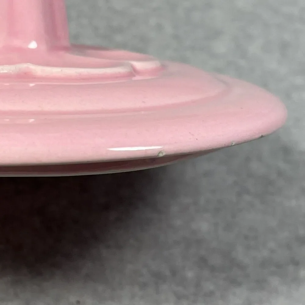 Vintage California Pottery‎ Pink Covered Dish 106  Mid Century Made in USA 1960s